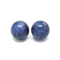 Sodalite Perles de sodalite naturelles, ronde, 14mm, Trou: 1.2mm