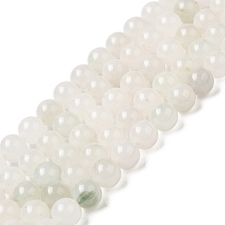 Autres Quartzs Perles naturelles de quartz brins, ronde, 8.5mm, Trou: 0.5mm, Environ 43~44 pcs/chapelet, 14.57''~14.96'' (37~38 cm)