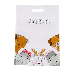 Other Animal OPP Self-Adhesive Bags, Rectangle with Pattern, for Baking Packing Bags, Animal Pattern, 22.3x15.4x0.15cm, about 45~50pcs/bag