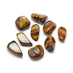Œil De Tigre Perles naturelles de pierres précieuses, pierre tombée, pierres de guérison pour l'équilibrage des chakras, cristal thérapie, méditation, reiki, nuggets, pas de trous / non percés, 7mm