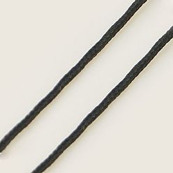 Noir Fil de nylon pour la fabrication de bijoux, noir, 0.8mm, environ 7.65~9.84 yards (7~9m)/rouleau