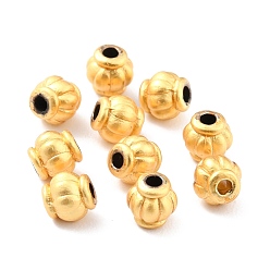 Matte Gold Color Rack Plating Alloy Beads, Cadmium Free & Lead Free, Long-Lasting Plated, Lantern, Matte Gold Color, 4.5x4.5mm, Hole: 1.2mm
