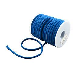 Royal Blue Soft Nylon Cord, Flat, Royal Blue, 5x3mm, about 21.87 yards(20m)/roll