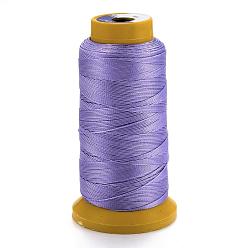 Lila Hilo de poliéster, por encargo tejida fabricación de joyas, lila, 0.25 mm, sobre 700 m / rollo