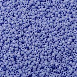 (RR494) Opaque Agate Blue MIYUKI Round Rocailles Beads, Japanese Seed Beads, (RR494) Opaque Agate Blue, 8/0, 3mm, Hole: 1mm, about 2111~2277pcs/50g