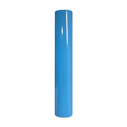 Bleu Ciel Foncé 3d feuilles de vinyle de transfert thermique en polyuréthane, film de presse htv moussant, fer sur vinyle pour t-shirt sac à vêtements, bleu profond du ciel, 250x305mm