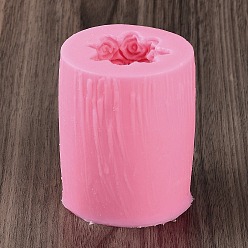 Бледно-Розовый Формы для свечей в форме цветка розы, diy пищевые силиконовые формы, для изготовления ароматических свечей для букета роз, розовый жемчуг, 77.5x63 мм