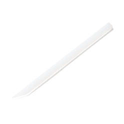 Blanc Bâtonnets d'agitation en silicone réutilisables, pour la fabrication artisanale de résine uv et de résine époxy, blanc, 118x6x4.5mm