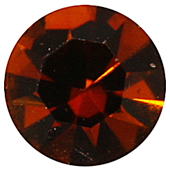 Café Séparateurs perles en verre avec strass en laiton, Grade a, rondelle, métal couleur bronze antique, café, 10x4.2mm, Trou: 4.2mm