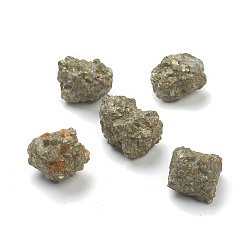 Pyrite Rough Raw Natural Pyrite Beads, No Hole/Undrilled, Nuggets, 18.5~23x15~19x13~17mm
