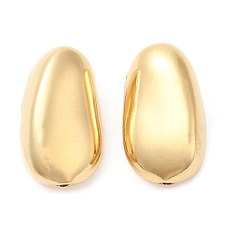 Настоящее золото 24K Латунные бусины, без кадмия и без свинца, боб, реальный 24 k позолоченный, 18x10.5x9 мм, отверстие : 1.6 мм