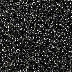(RR2276) Fancy Lined Platinum MIYUKI Round Rocailles Beads, Japanese Seed Beads, (RR2276) Fancy Lined Platinum, 8/0, 3mm, Hole: 1mm, about 2111~2277pcs/50g