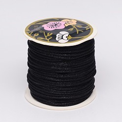 Black Nylon Thread, Black, 2mm, about 25.15 yards(23m)/roll.