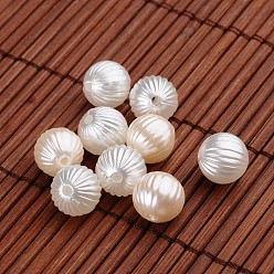 Couleur Mélangete Acryliques perles rondes imitation de perles, couleur mixte, 10mm, trou: 2 mm, environ 1100 pcs / 500 g