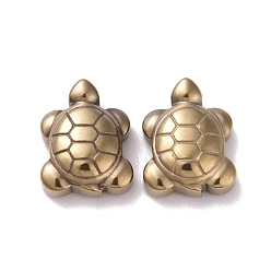 Antique Bronze Plated Vacuum Plating Non-magnetic Synthetic Hematite Pendants, Tortoise, Antique Bronze Plated, 17x13x5.5mm, Hole: 0.7mm