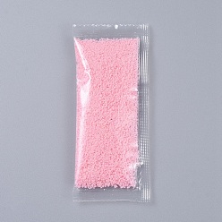 Pink Poudre de mousse décorative, pour terrariums, remplissage de matériau de résine époxy bricolage, rose, sac d'emballage: 125x60x8 mm