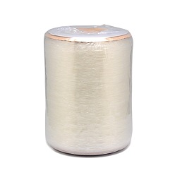 Clear Korean Elastic Crystal Thread, DIY Jewelry Beading Stretch Cord Findings, Clear, 0.5mm, about 1093.61 yards(1000m)/roll