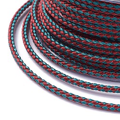Rouge Câble de fil d'acier tressé, bricolage bijoux matériau de fabrication, avec bobine, rouge, environ 5.46 yards (5m)/rouleau, 3mm