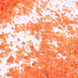 Оранжевый Кофеварка 90 мелкодисперсная мелкая фритта, для поделок из стекла, оранжевые, 0.2~1.2 мм, о 30 г / мешок