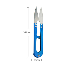 Blue High-carbon Steel Scissors, Embroidery Scissors, Sewing Scissors, Blue, 105x25mm