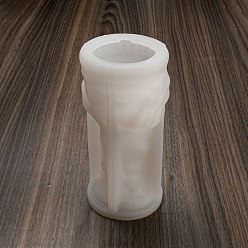 Skull Хэллоуин 3d святая чашка «сделай сам» свечи силиконовые формы, для изготовления ароматических свечей, череп, 17x7.8 см, Внутренний диаметр: 5.4 cm