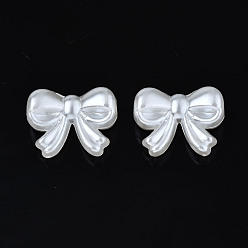 Marfil Cuentas de perlas de imitación de plástico abs, lazo, blanco cremoso, 15x20x8 mm, agujero: 3.5 mm, Sobre 500 unidades / 500 g