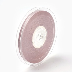 Rosy Brown Rayon and Cotton Ribbon, Twill Tape Ribbon, Herringbone Ribbon, Rosy Brown, 1/4 inch(6mm), about 50yards/roll(45.72m/roll)