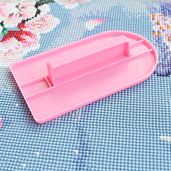 Pink ПП пластиковые пластины для сверления под давлением, для алмазной вышивки, инструменты для алмазной живописи, розовые, 145x80x23 мм