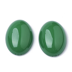 Verdemar Cabuchones de resina, oval, verde mar, 18x13x5.5 mm