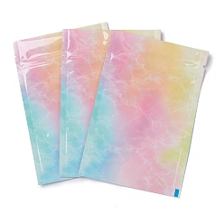 Colorful Plastic Zip Lock Bag, Storage Bags, Self Seal Bag, with Top Seal, Colorful, 12x8x0.15cm, Unilateral Thickness: 3.1 Mil(0.08mm), 100pcs/bag