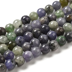 Tanzanite Brins de perles naturelles de tanzanite, ronde, 6mm, Trou: 0.5mm, Environ 70~72 pcs/chapelet, 15.55''~15.75'' (39.5~40 cm)