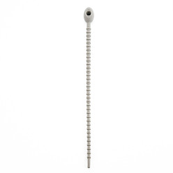 Gris Serre-câbles en silicone, attaches autobloquantes, attaches zippées réutilisables, grises , 214x13.5x12mm, Trou: 3mm