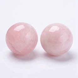 Розовый Кварц Натуральный розы украшения кварц домашний дисплей, нет отверстий / неосвещенных бусинок, круглый шар, 40 мм