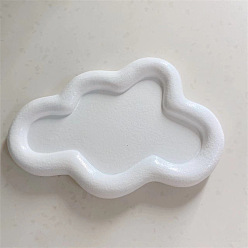 Cloud Resin Jewelry Plate, Storage Tray for Rings, Necklaces, Earring, Cloud, 105x70mm