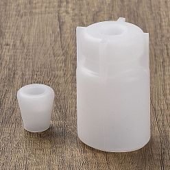 Column Силиконовые формы для бутылок желаний своими руками, зыбучие формы, формы для литья смолы, для уф-смолы, изготовление изделий из эпоксидной смолы, колонка, 5.2x3.2см и 1.7x1.8мм, отверстие : 8~27 мм