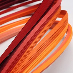 Roja 6 colores quilling tiras de papel, rojo, 530x5 mm, acerca 120strips / bolsa, 20strips / del color