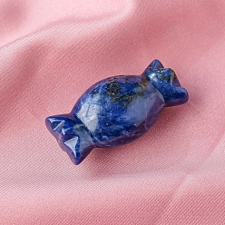 Содалитовое Натуральные украшения для содалита, фигурка из энергетического камня Рейки, форма конфет, 50 мм