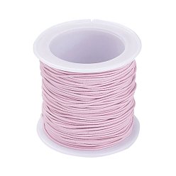 Pink Cordon élastique, rose, 1mm, environ 22.96 yards (21m)/rouleau