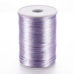 Lilas Câblés de polyester, lilas, 2mm
