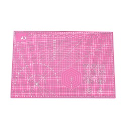 Pale Violet Red A3 Plastic Cutting Mat, Cutting Board, for Craft Art, Rectangle, Pale Violet Red, 30x45cm