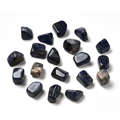 Sodalite Natural Sodalite Beads, No Hole, Nuggets, Tumbled Stone, Healing Stones for 7 Chakras Balancing, Crystal Therapy, Meditation, Reiki, Vase Filler Gems, 16~33x16~33x10~25mm