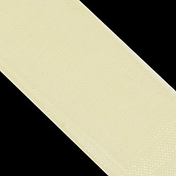 Antique White Polyester Organza Ribbon, Antique White, 1/8 inch(3mm), 800yards/roll(731.52m/roll)