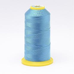 Aciano Azul Hilo de coser de nylon, azul aciano, 0.6 mm, sobre 300 m / rollo