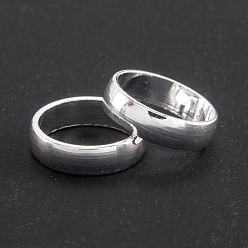 Silver 304 Stainless Steel Linking Rings, Ring Shape, Silver, 5.5x1.5mm