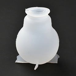 Blanc Moules en silicone pour bulbes de bricolage, moules de résine, outils de moule d'artisanat en argile, blanc, 62x84mm, diamètre intérieur: 22 mm