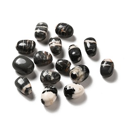 Zebra Jasper Natural Zebra Jasper Beads, Tumbled Stone, Vase Filler Gems, No Hole/Undrilled, Nuggets, 17~30x15~27x8~22mm