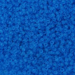 (3CF) Matte Dark Aqua TOHO Round Seed Beads, Japanese Seed Beads, (3CF) Matte Dark Aqua, 11/0, 2.2mm, Hole: 0.8mm, about 5555pcs/50g