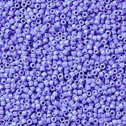(48L) Opaque Periwinkle Toho perles de rocaille rondes, perles de rocaille japonais, (48 l) pervenche opaque, 15/0, 1.5mm, Trou: 0.7mm, environ15000 pcs / 50 g