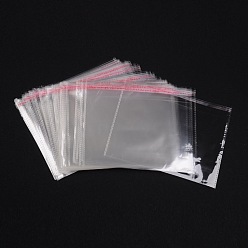 Прозрачный OPP мешки целлофана, прямоугольные, прозрачные, 17.5x22 см, односторонняя толщина: 0.035 мм, внутренняя мера: 14.5x22 см