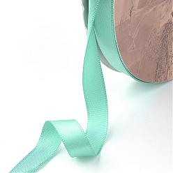 Turquoise Ruban de satin, ruban de satin à face unique, agréable pour la fête décorer, turquoise, 1/4 pouce (6 mm), 100 yards / rouleau (91.44 m / rouleau)